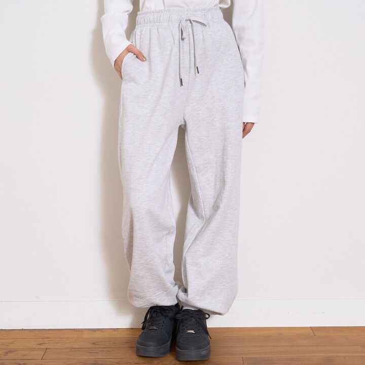 Wool Lined 100% Cotton Sweat Jogger Pants,, medium