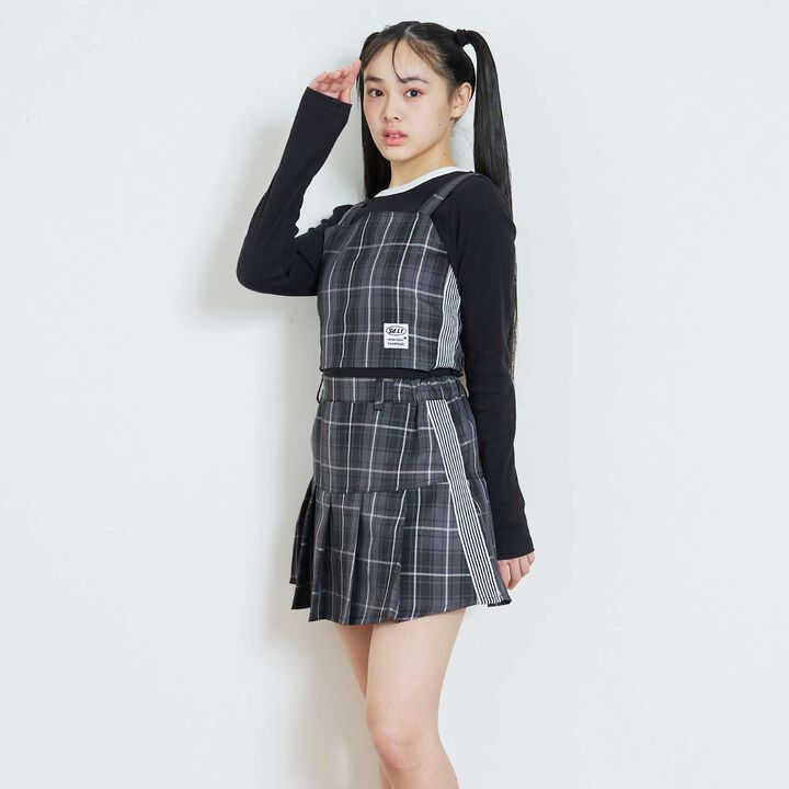 [7 Days] Side Line Camisole Set Up,Gray, medium image number 0