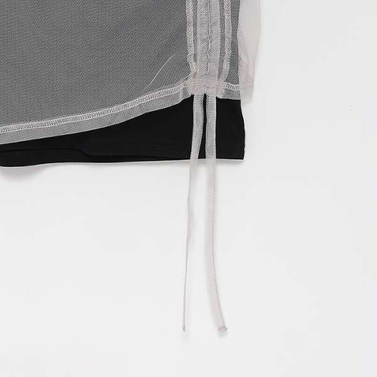 LTXC - Mesh Drawstring Half T Tank Set,Black, large image number 13
