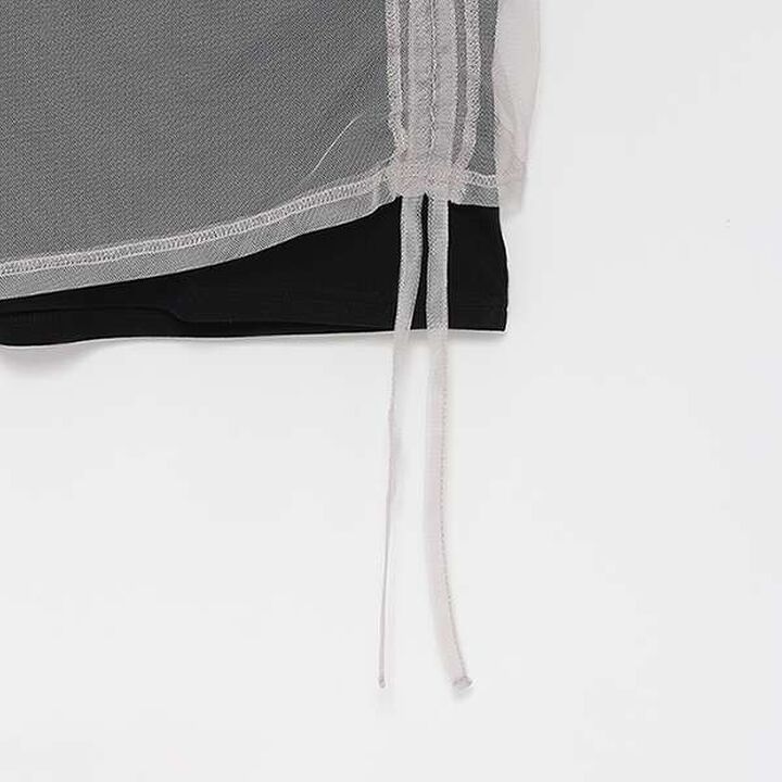 LTXC - Mesh Drawstring Half T Tank Set,Black, medium image number 13