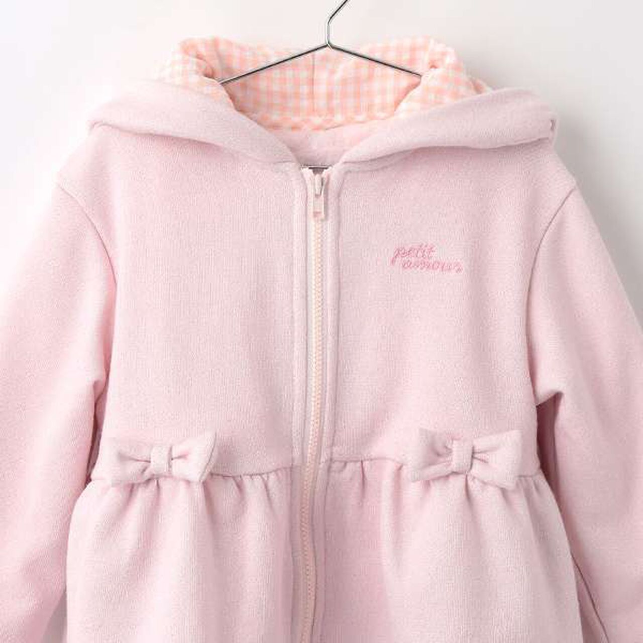 Lame Fleece 3 WAY Bomber Jacket,Light gray, large image number 11