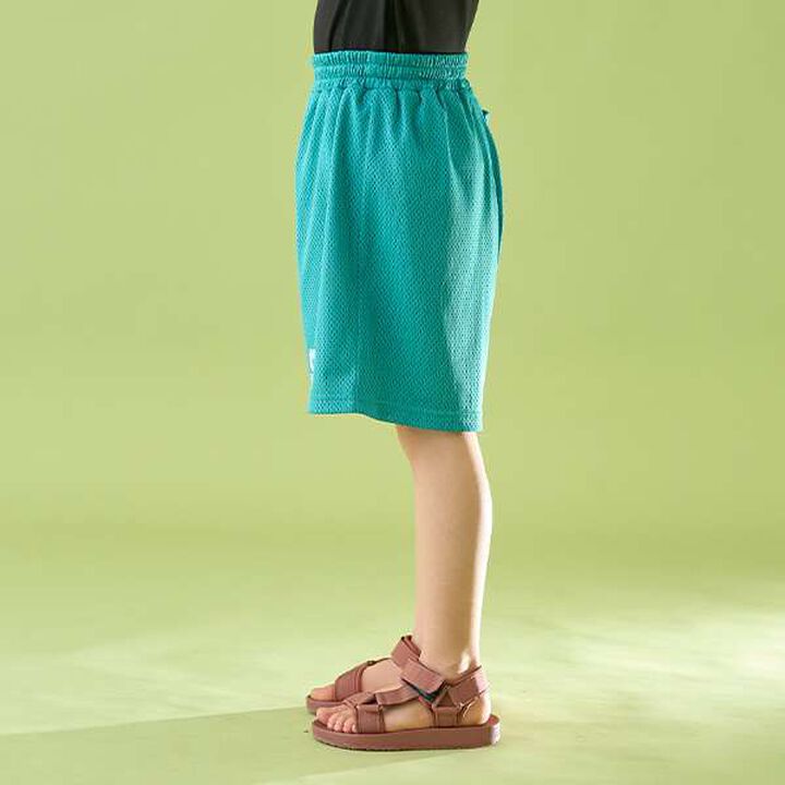 [Set Up Compatible] Mesh Half Pants,Silver gray, medium image number 3