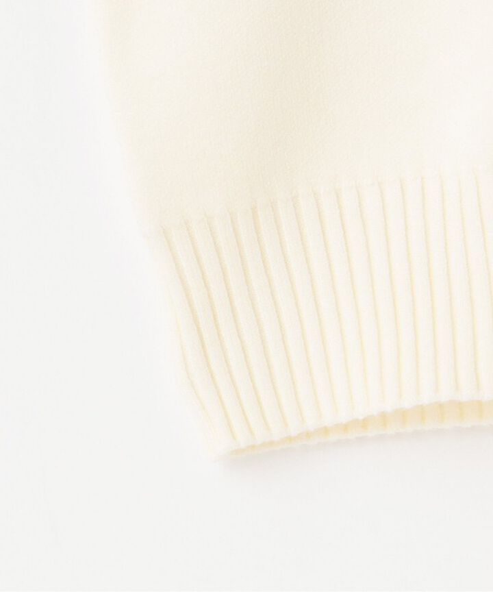 Compact Jacquard Knitwear [Korean Fashion],Off white, medium image number 6