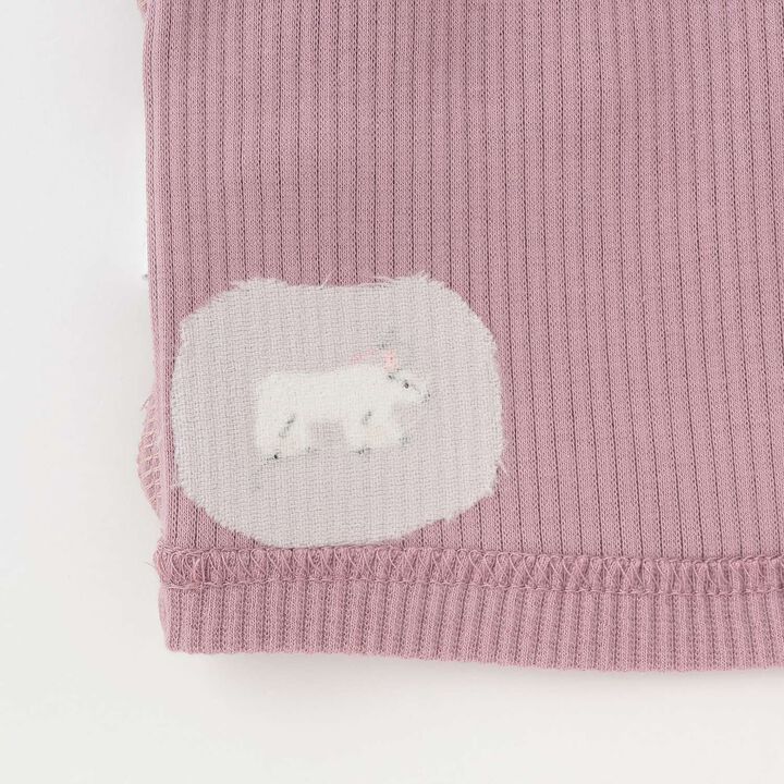Ribbed Long-Sleeve T-Shirt,Lavender, medium image number 6