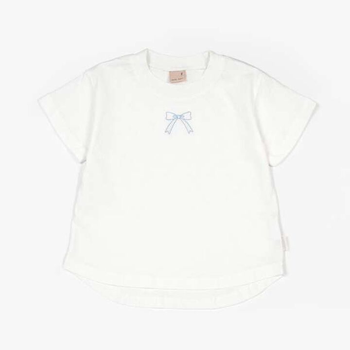 [GOOD PRICE] Cool Touch] Embroidered T-Shirt,Off white, medium image number 0
