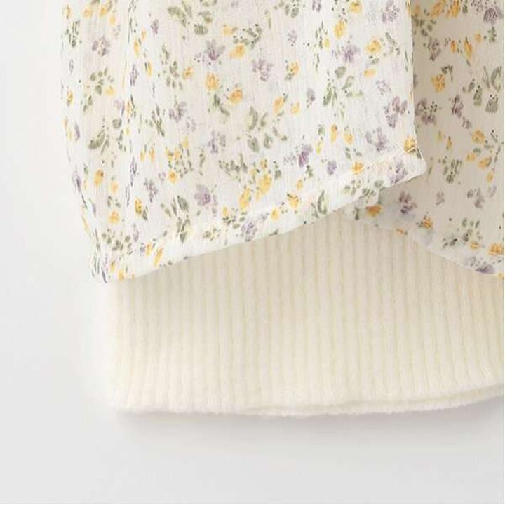 Rib Knit Set with Camisole,Off white, medium image number 12