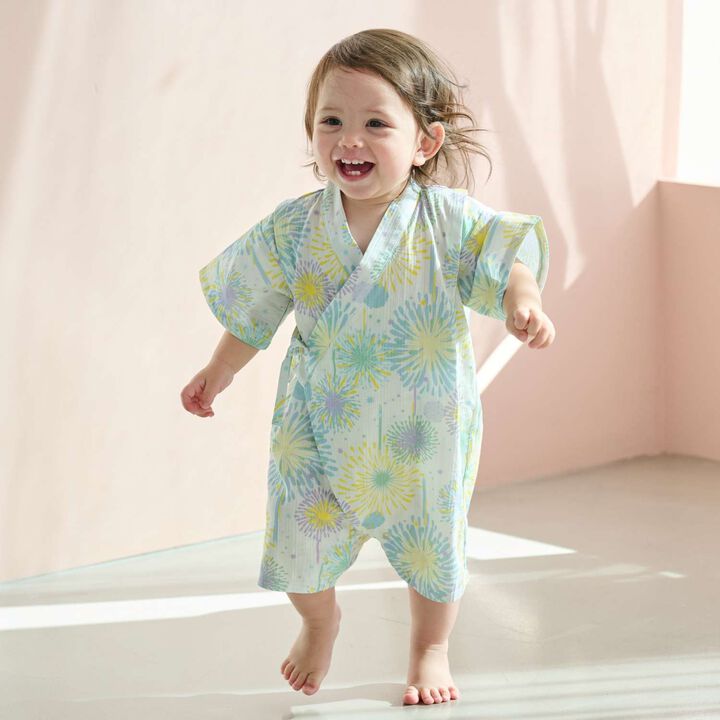 Fireworks Pattern Jinbei Romper,, medium