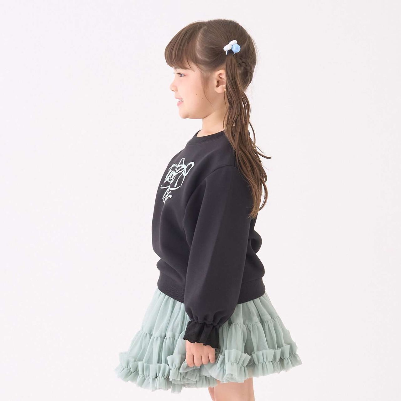 [Lycee Mine Ballet Series] Cuff Lace Sweatshirt,Cream, large image number 31