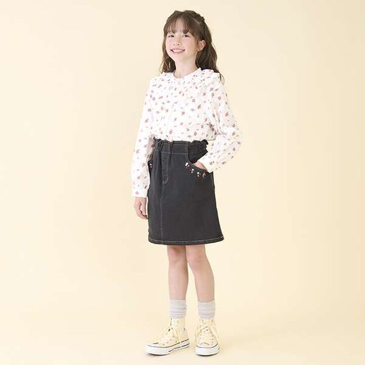[Link] Frill Collar Blouse (Junior),Red, medium image number 6