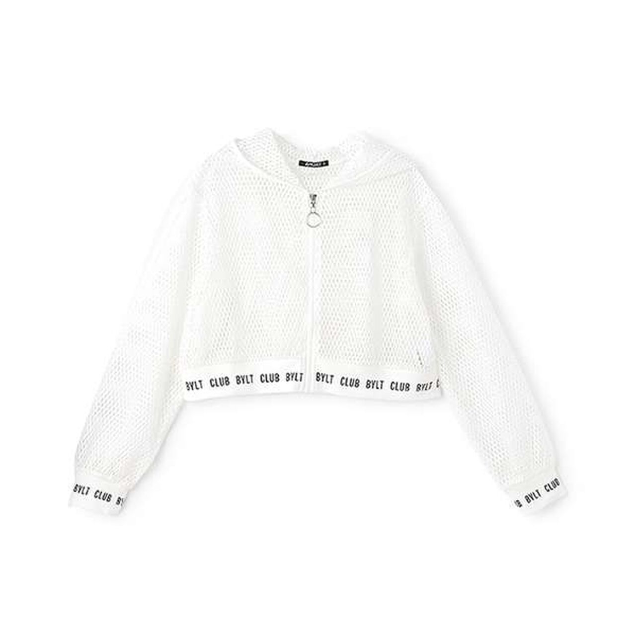 5-Minute Sleeve Mesh Parka,Off white, large image number 0