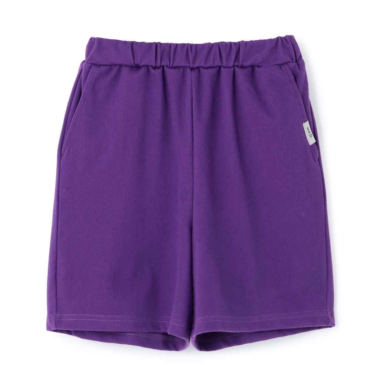 Stretch Cut Twill Shorts,Black, large image number 3
