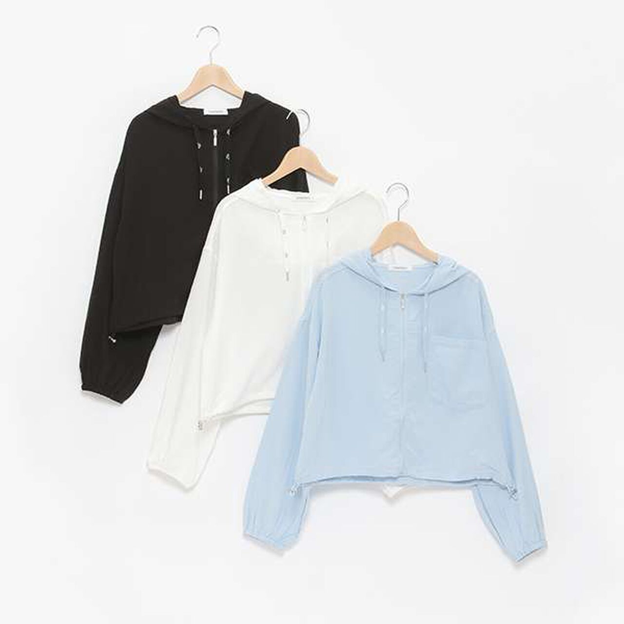 [UV Protection] Sheer Blouson,Sax blue, large image number 14