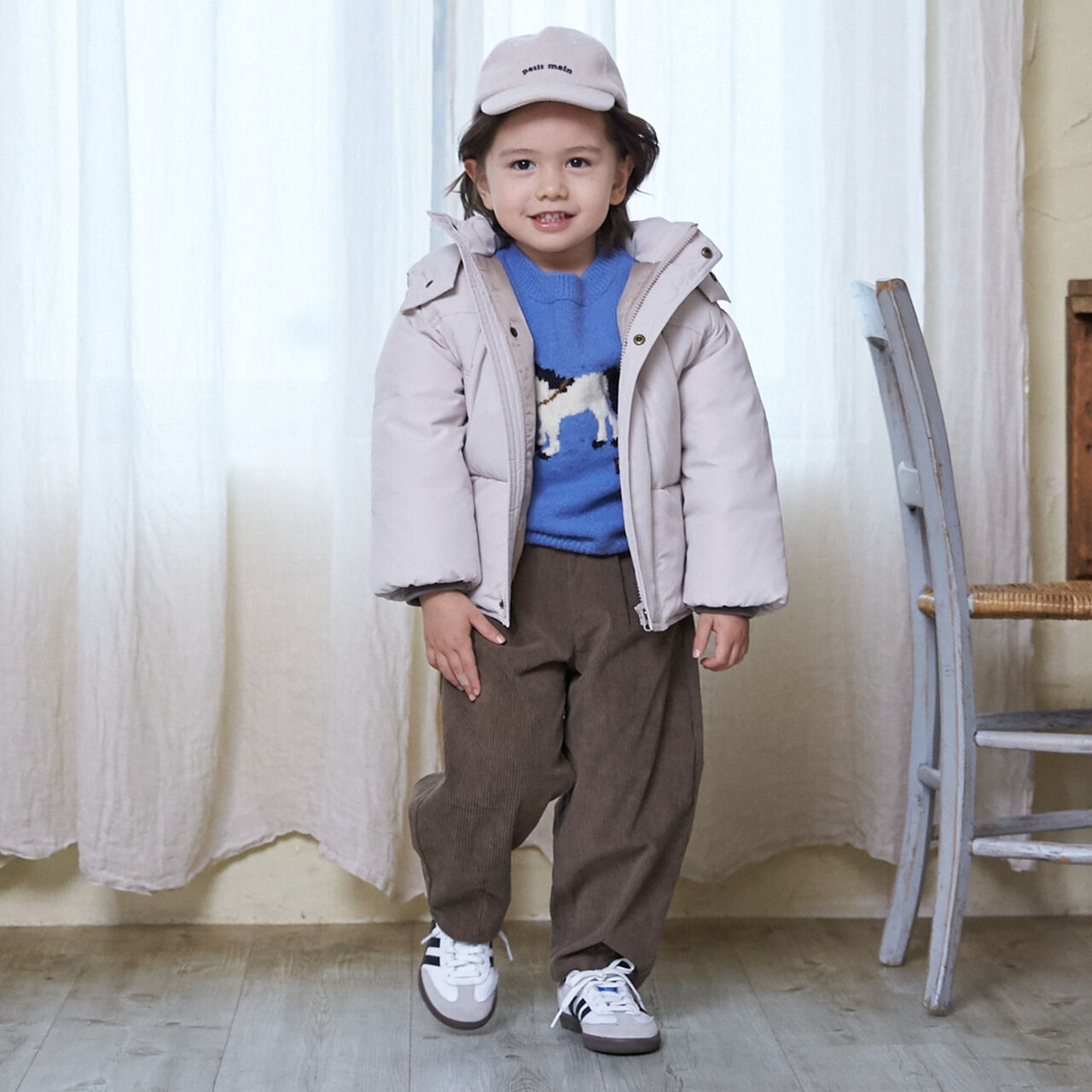 [Link/Water-Repellent Finish] Monster Down Jacket,Light beige, large image number 3