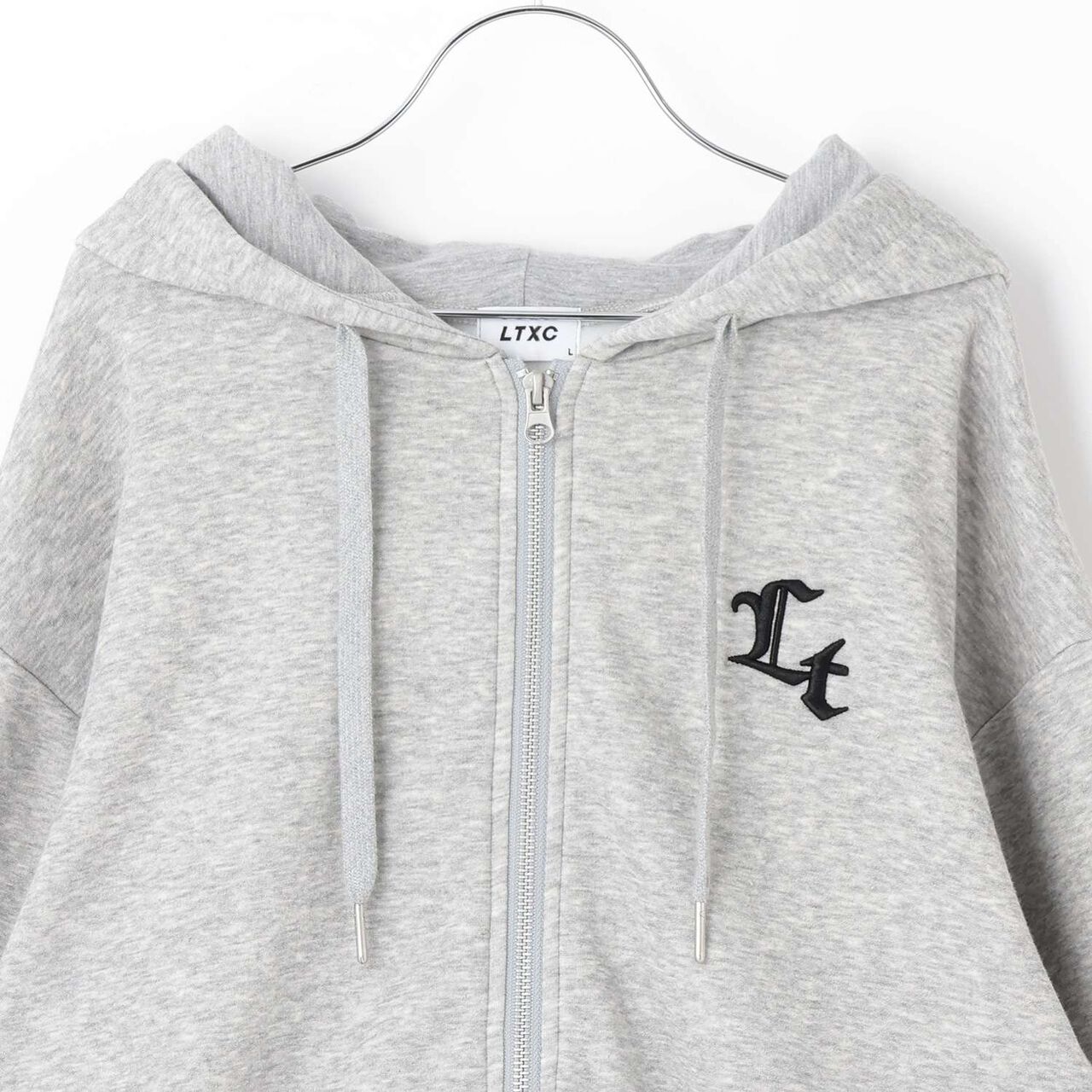 [LTXC/Shaggy Lining] Zip Parka Outfit Set,Top gray, large image number 13