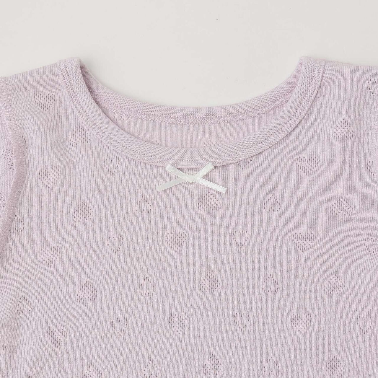 [Weak Acidity] 2-Pack Short-Sleeve Undershirts,Lavender, large image number 1