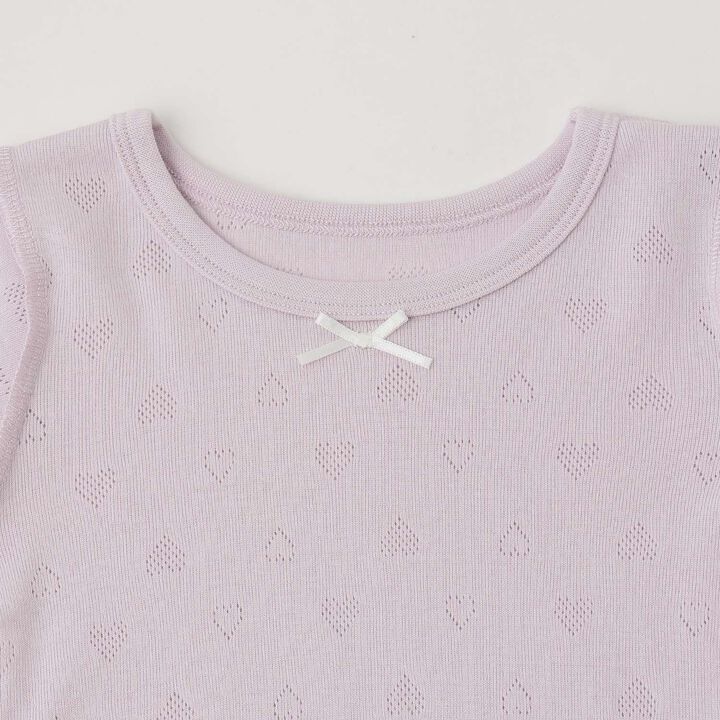 [Weak Acidity] 2-Pack Short-Sleeve Undershirts,Lavender, medium image number 1