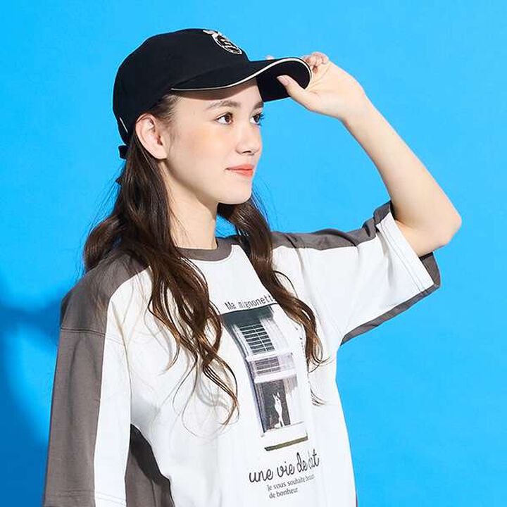 Ribbon Embroidered Cap,Black, medium image number 29