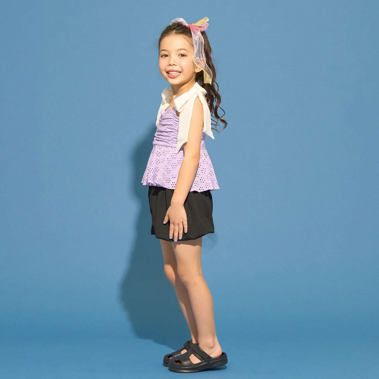 [SWIM] [UV Protection] Lace Top & Balloon Pants Separate Swimsuit,Off white, large image number 16