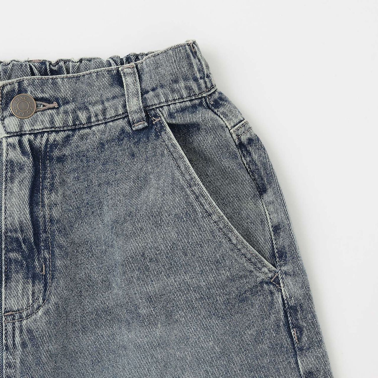 [LTXC] Half-Length Denim Pants,Gray, large image number 19