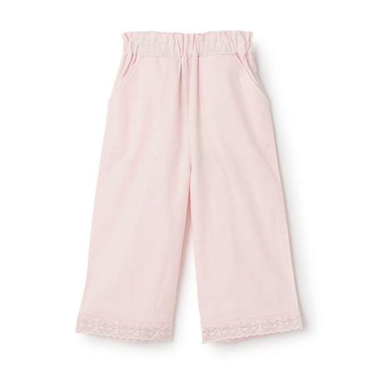 [Link] Side Lace Wide Pants (Kids),Light pink, large image number 0
