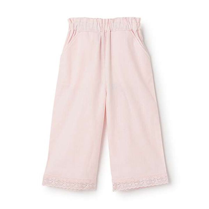 [Link] Side Lace Wide Pants (Kids),Light pink, medium image number 0