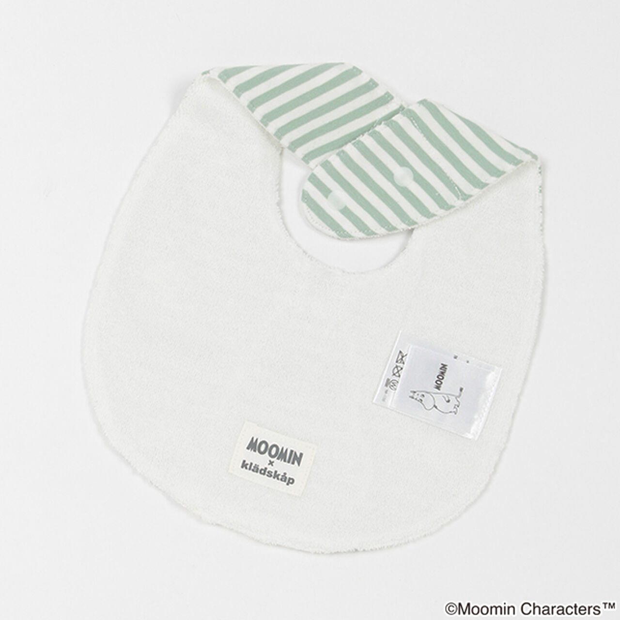 MOOMIN Nyoro Nyoro Bib,Light green, large image number 2