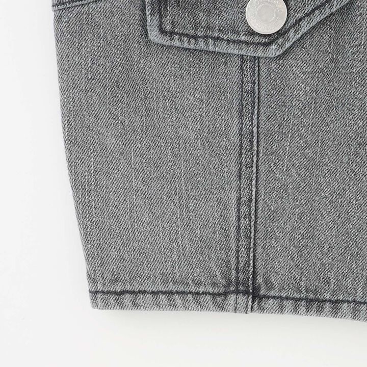 [LTXC] Denim Pants and Bustier Set,Black, medium image number 7