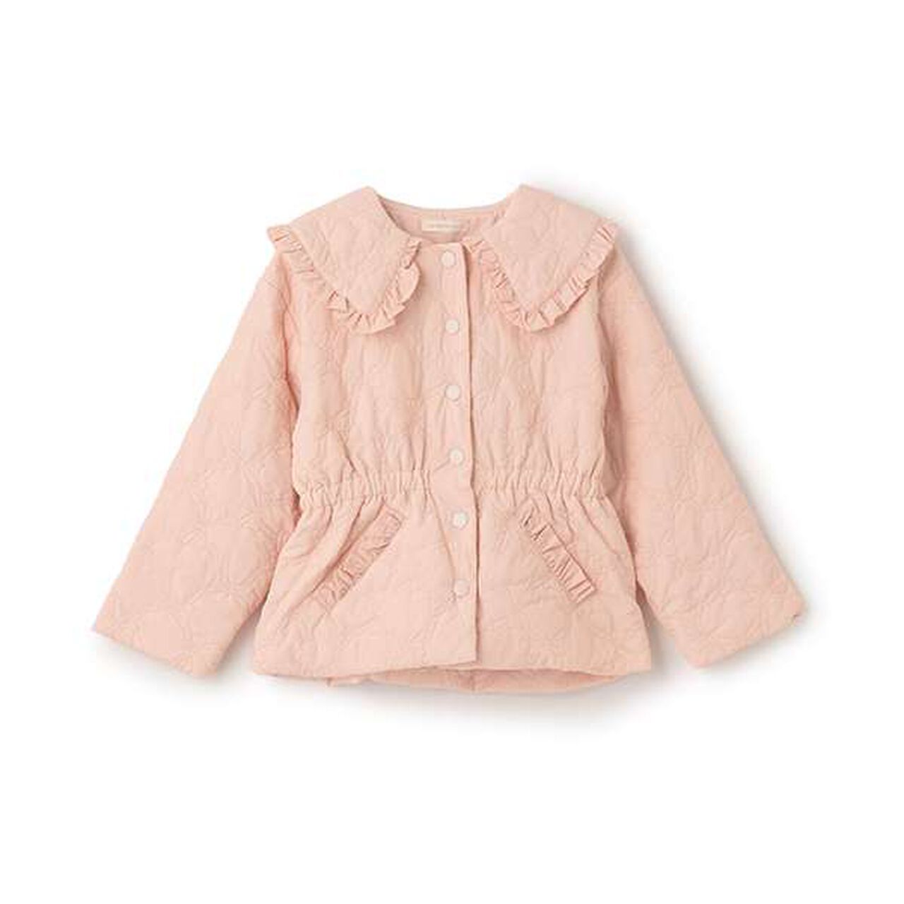 Lycee Mine Ballet Series Mid-Length Ribbon Quilted Jacket,Ivory, large image number 5