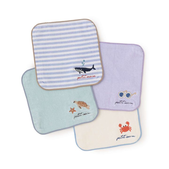 Marine Towel Handkerchief,Lavender, medium image number 4