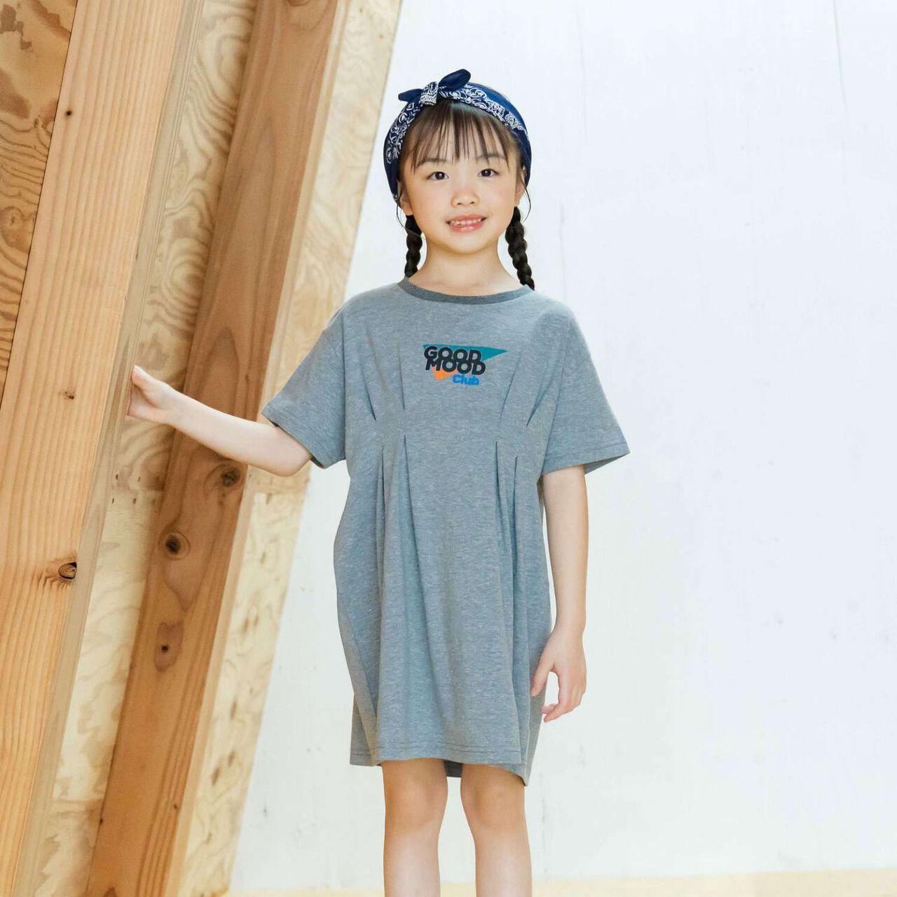 TCR Front Tuck One-Piece Dress,Top gray, large image number 0