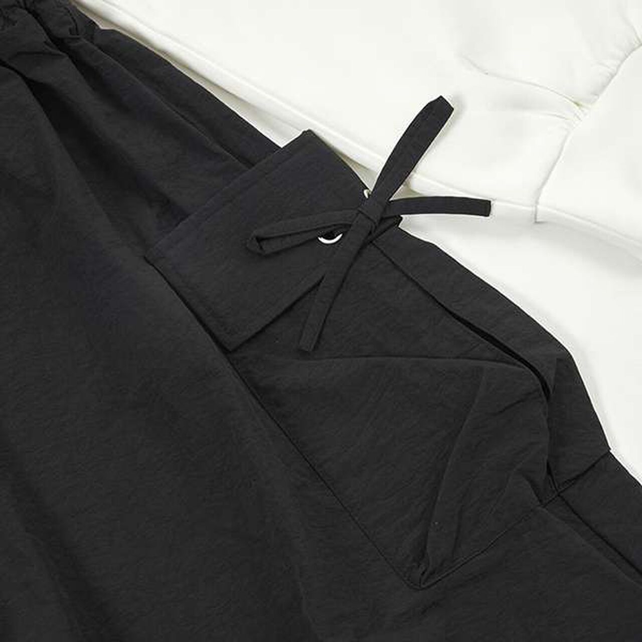 Troislapins Half-Zip Docking Cargo One-Piece Dress (140-160),Beige, large image number 15