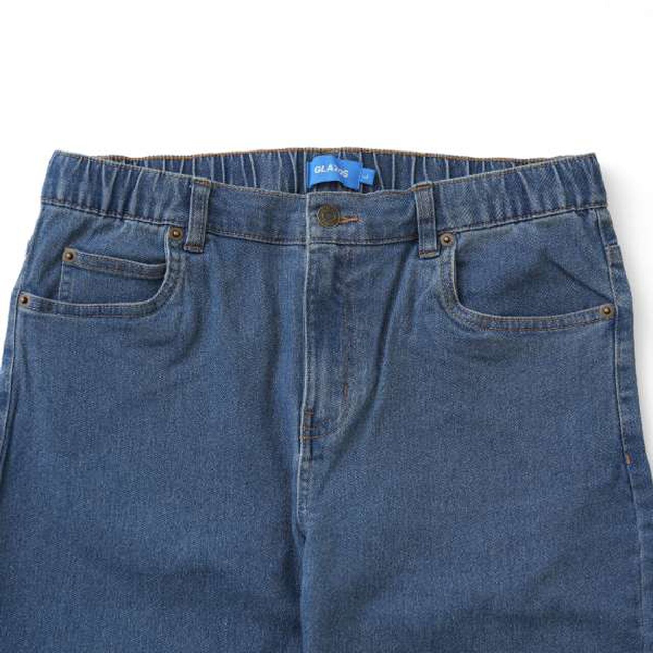 Stretch Denim Skinny Pants,Light blue, large image number 1