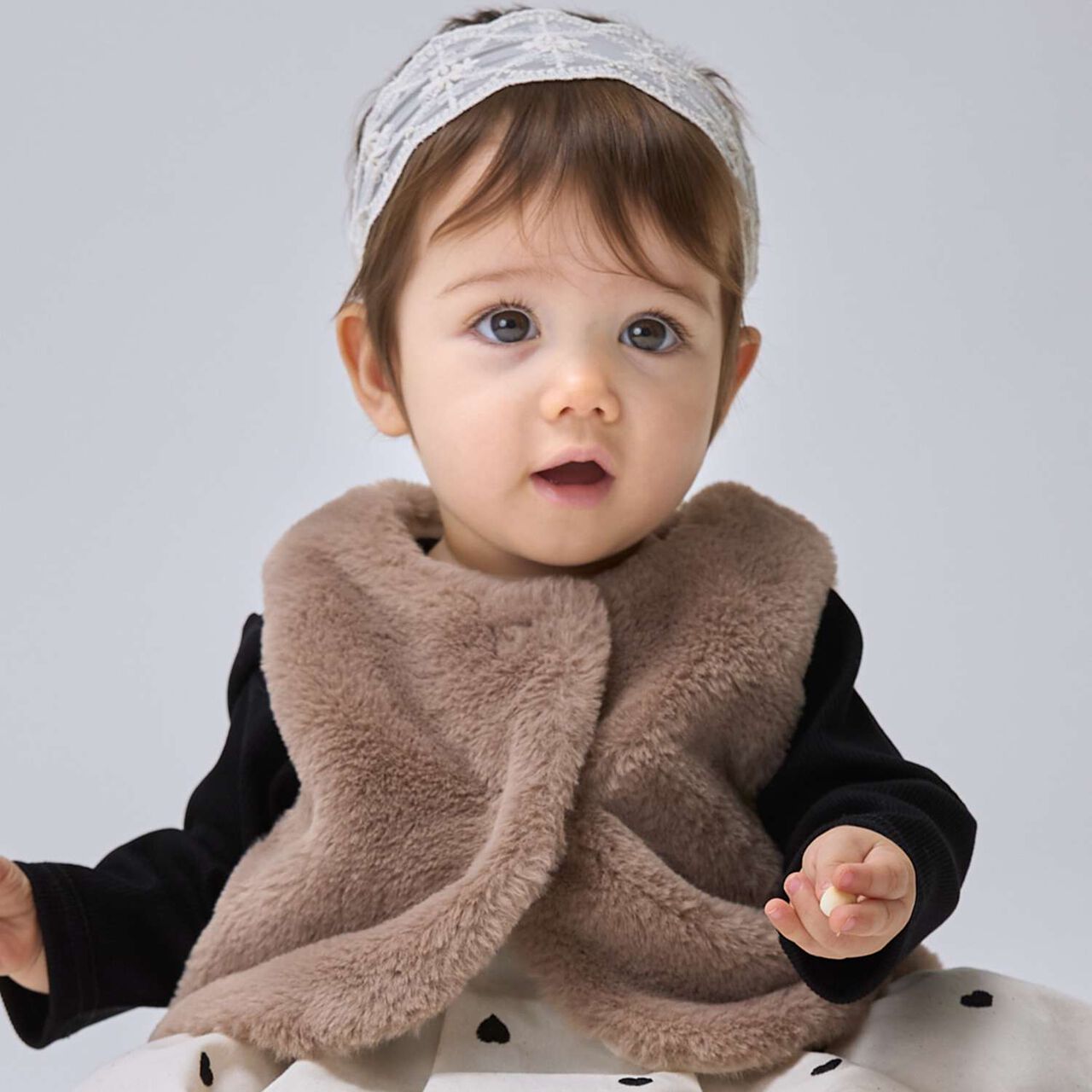 Link - Faux Fur Vest,Mocha tea, large image number 4