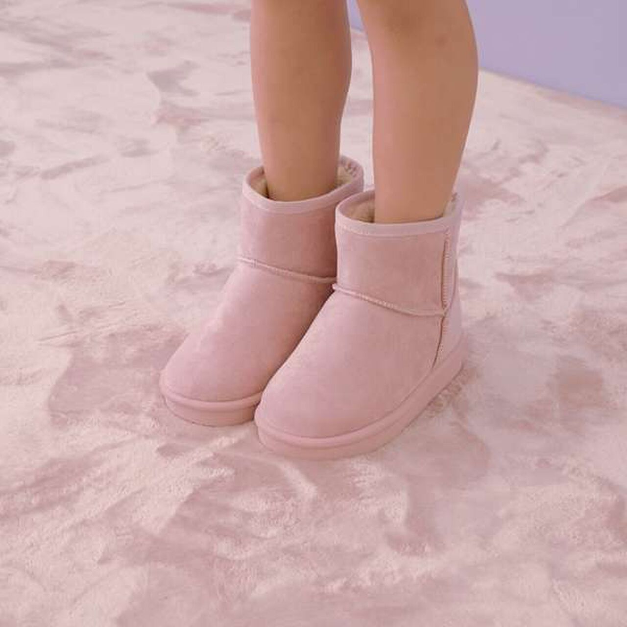 Cozy Faux Shearling Boots,Black, large image number 15