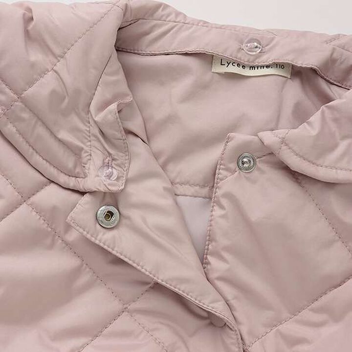 Quilted Bomber Jacket with Removable Sailor Collar,Charcoal gray, medium image number 8