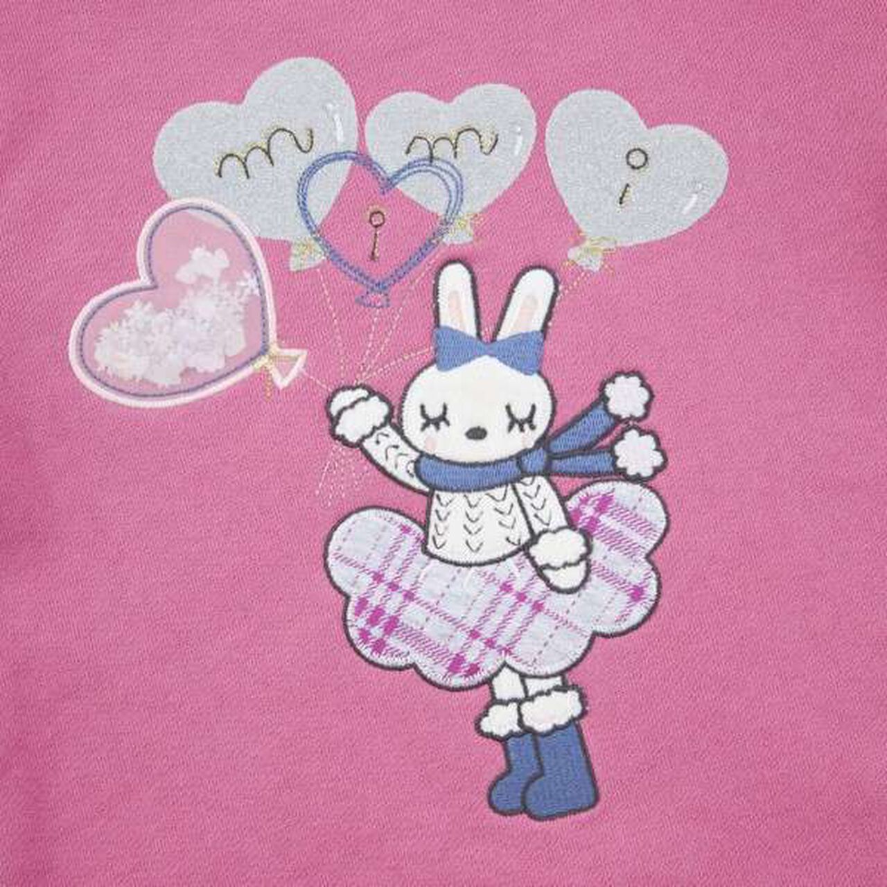 KP Mimi Appliqué Heart Balloon Sweatshirt (80-150),Lavender, large image number 17