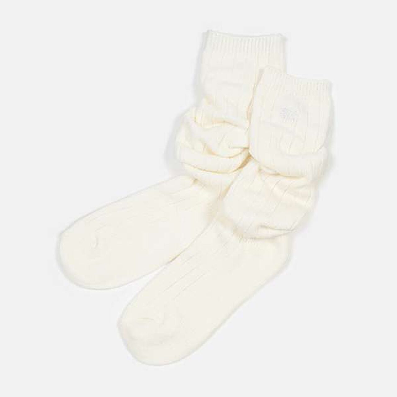 Color Loose Socks,Light khaki, large image number 7