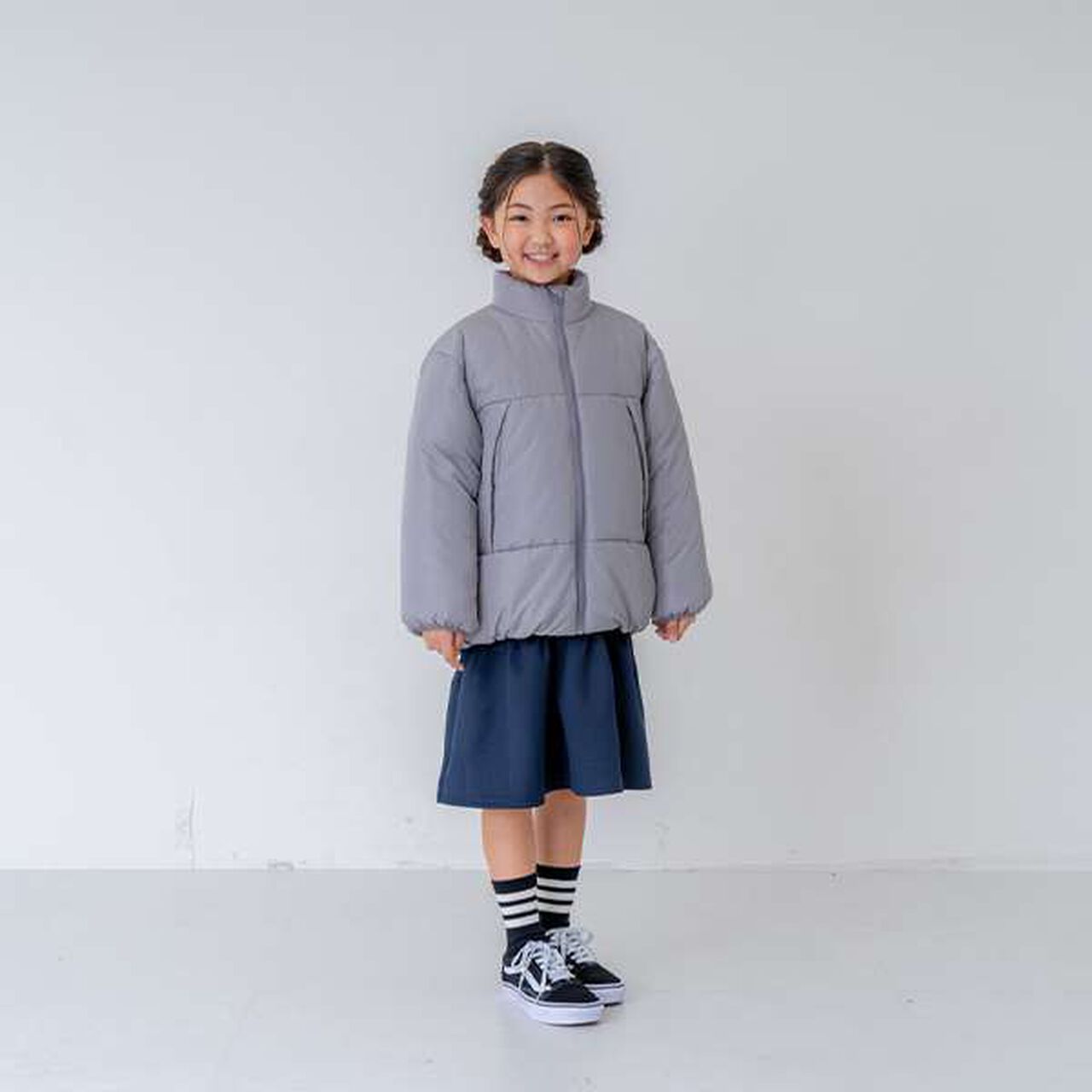 Padded Jacket,Blue gray, large image number 7