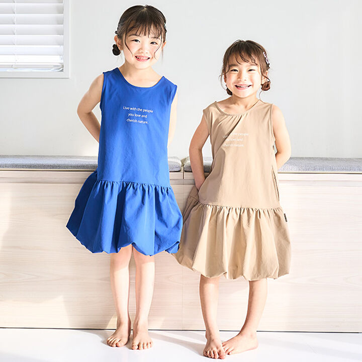 [Amphibious] Balloon Hem One-Piece Dress,Beige, medium image number 3