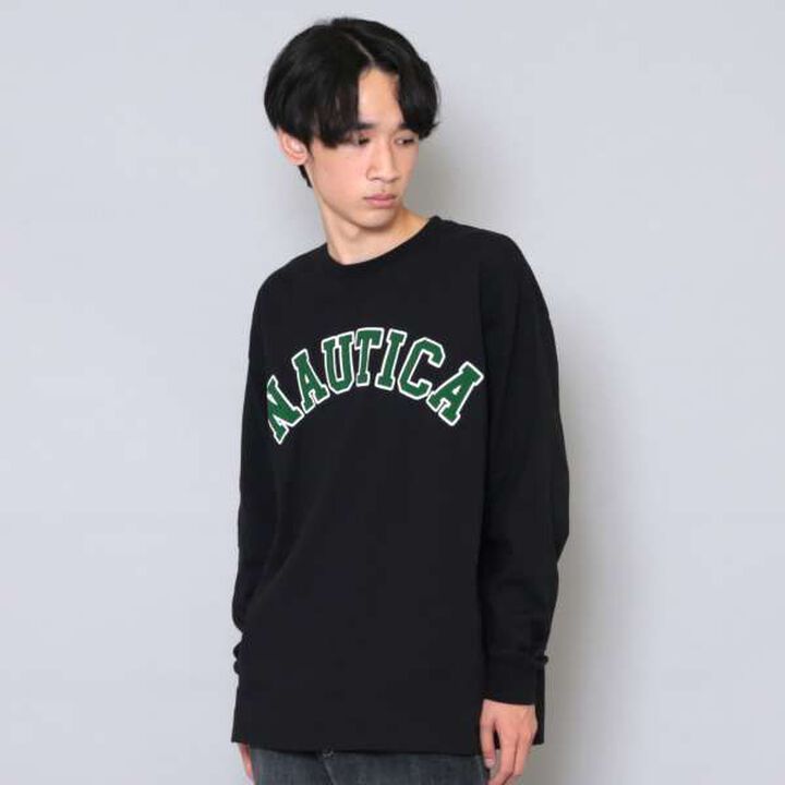 Nautica Appliqué Long Sleeve T-Shirt,Green, medium image number 20