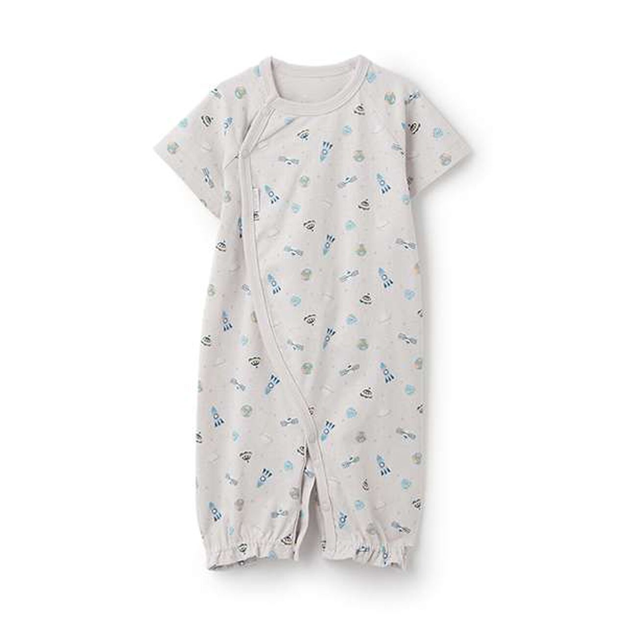 [GOOD PRICE] Short-Sleeve 2 WAY All-in-One,Ivory, large image number 7