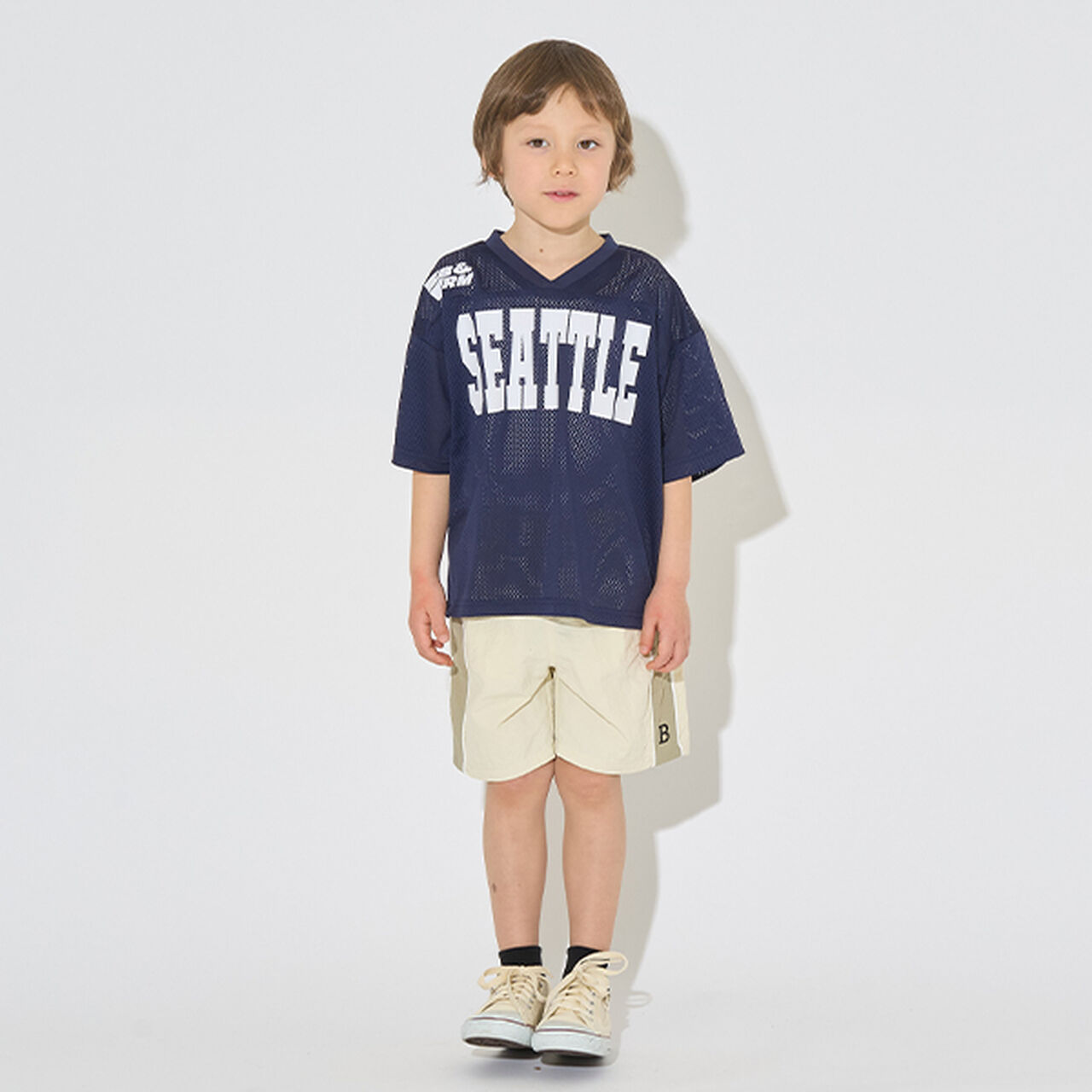 [Set Up Compatible] V-Neck Mesh Top,Purple, large image number 6