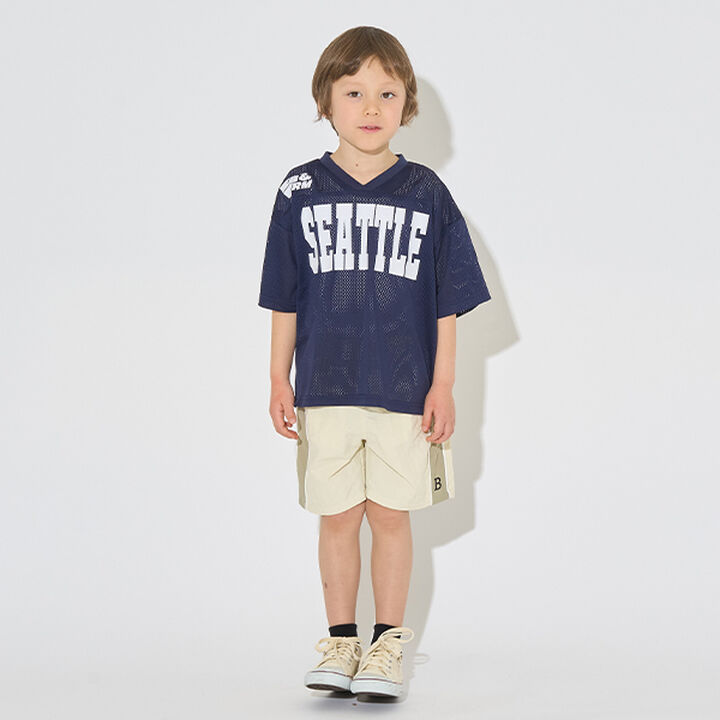 [Set Up Compatible] V-Neck Mesh Top,Purple, medium image number 6