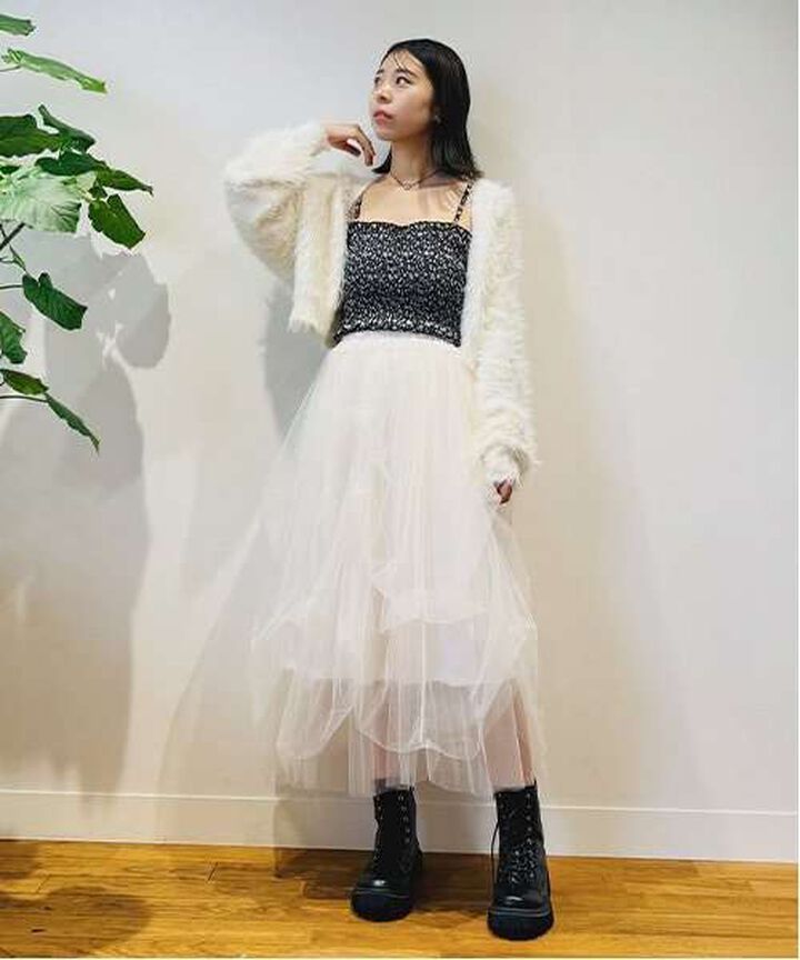 Transforming Tulle Skirt,Ivory, medium image number 3