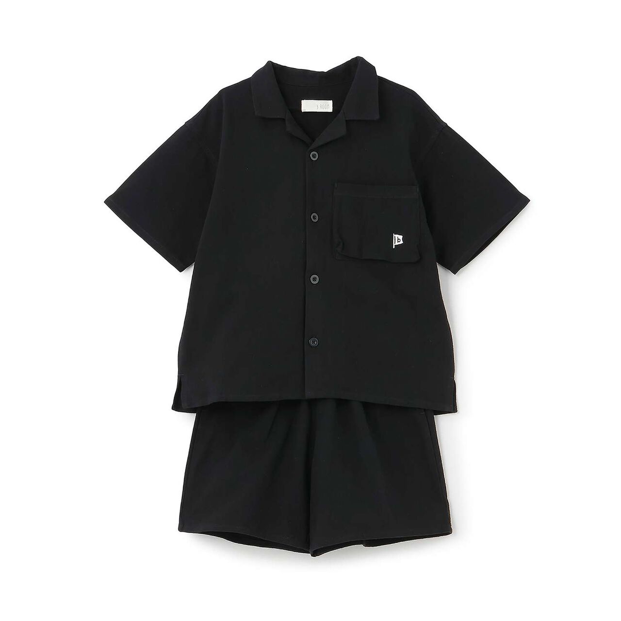 [Outfit Set] Open Collar Shirt & Easy Pants,Greige, large image number 13