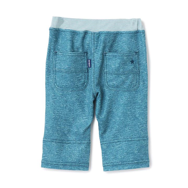 Dry Mesh Denim Print Pants,Blue, medium image number 1