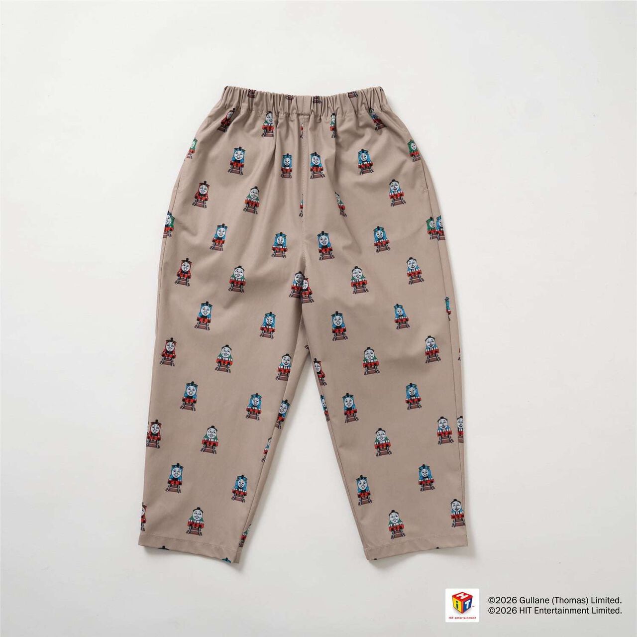 Thomas the Tank Engine All-Over Pattern Pants,Beige, large image number 1