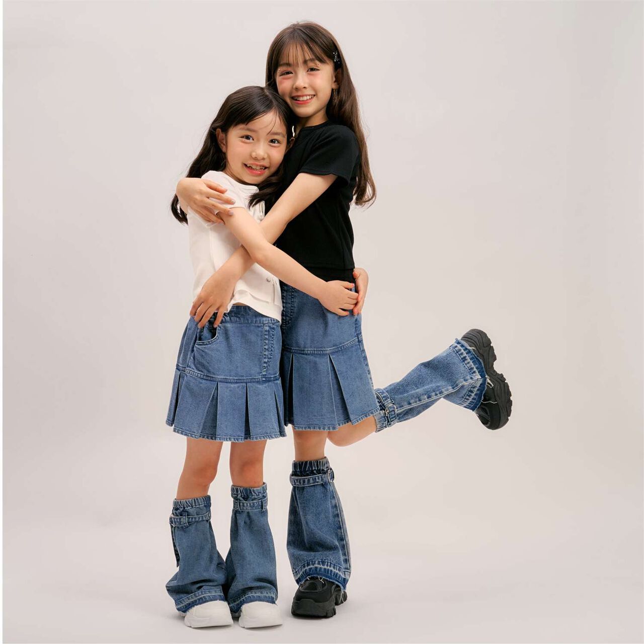 [Cool Touch] Denim Leg Covers,Black, large image number 13