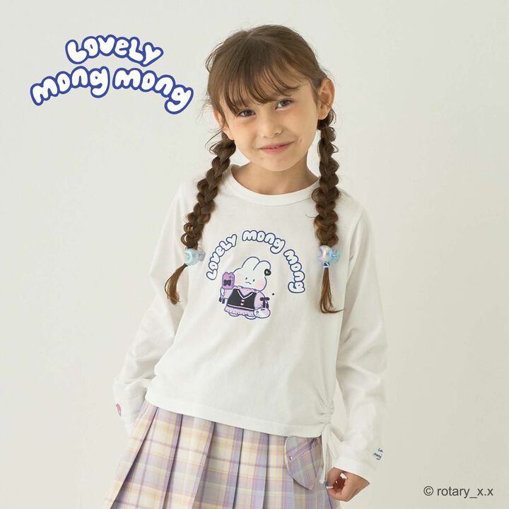 [Lovely MongMong] Assorted Fashionista Mini-Length T-Shirt for Girls Kids,, medium