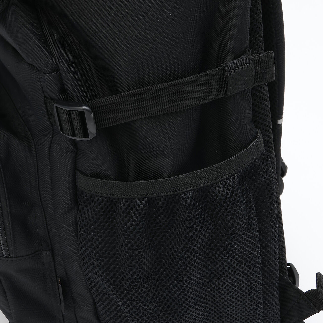 32L Lightweight Water-Repellent Bucket-Style School Backpack,Black, large image number 7